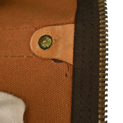 Louis Vuitton Keepall Bag Monogram Canvas, BROWN, CANVAS, Travel bag