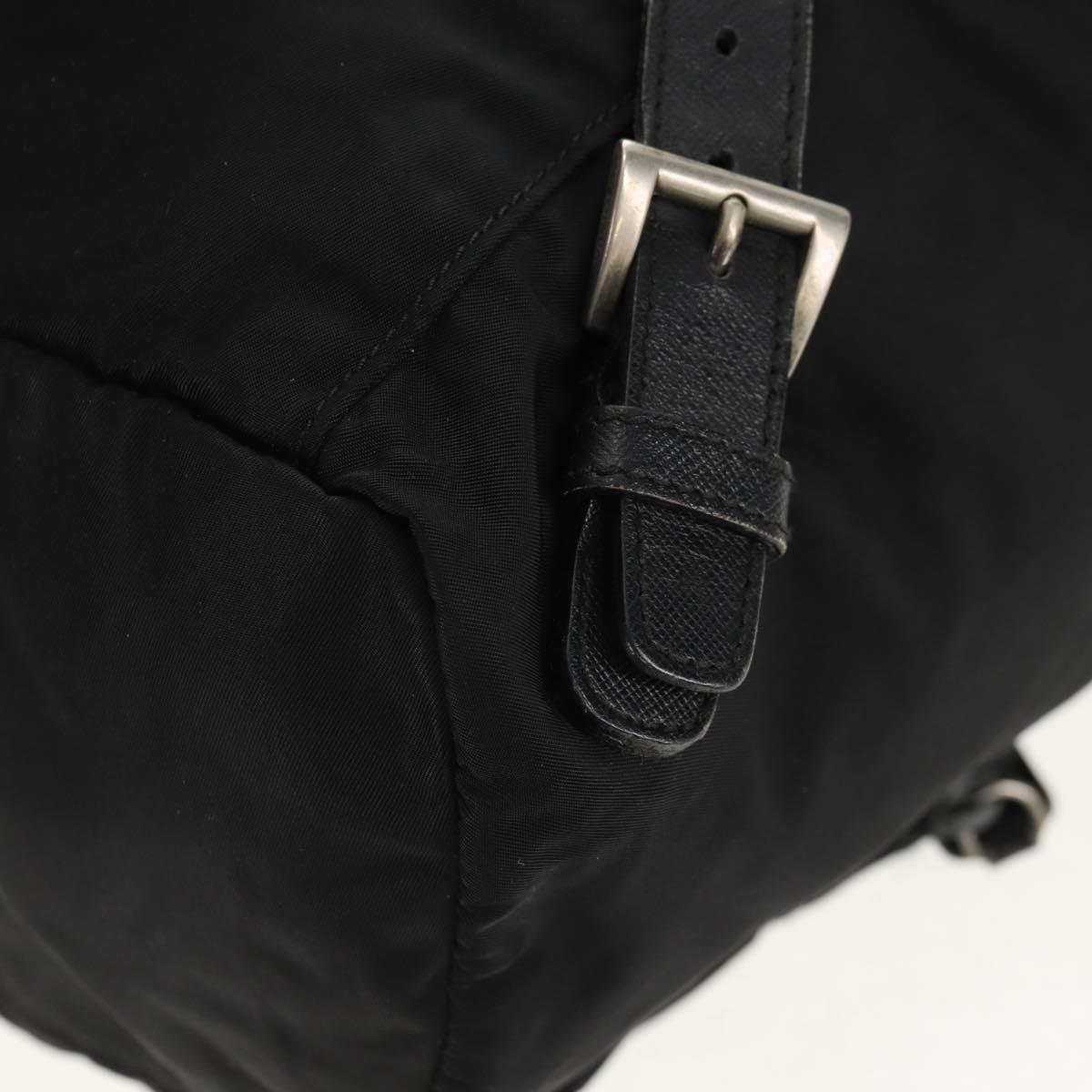 Prada Front Pocket Backpack Tessuto, BLACK, NYLON, Backpack