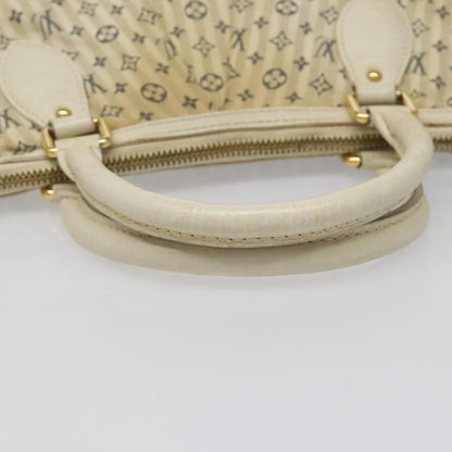 Louis Vuitton Marina Handbag Mini Lin Croisette, BEIGE, CANVAS, Handbag