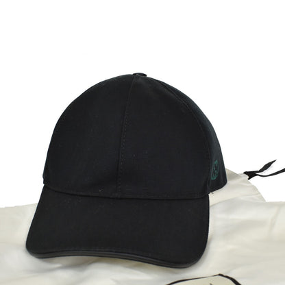 Gucci Web Baseball Cap GG Canvas, BLACK, CANVAS, Head accessory
