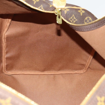 Louis Vuitton Keepall Bag Monogram Canvas, BROWN, CANVAS, Travel bag