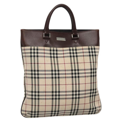 Burberry Nova Check Tote Nylon, BEIGE, NYLON, Tote bag