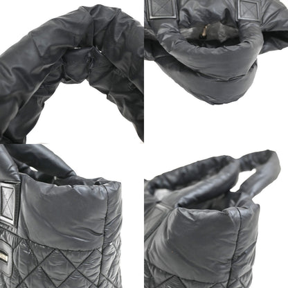 Chanel Coco Cocoon Reversible Tote Quilted Nylon, BLACK, NYLON, Tote bag