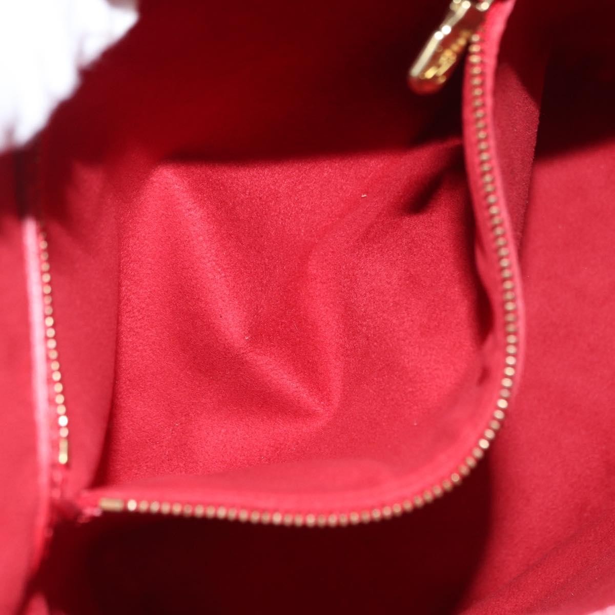 Louis Vuitton Bucket Bag Epi Leather, RED, LEATHER, Shoulder bag