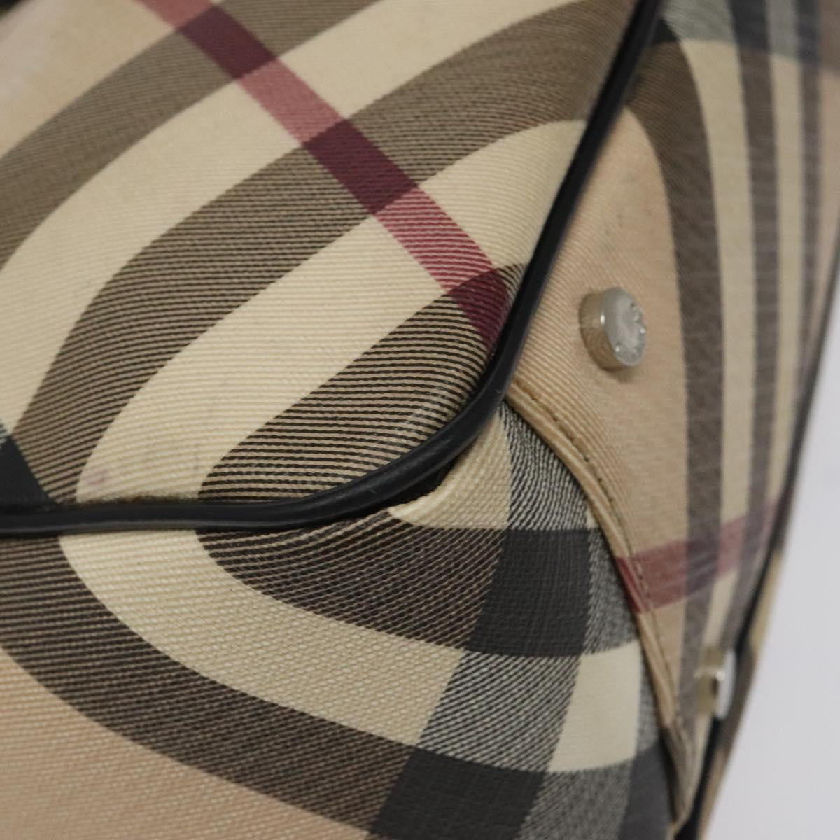 Burberry Nova Check Handbag Nova Check Canvas, BEIGE, CANVAS, Handbag