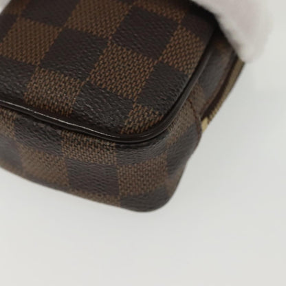 Louis Vuitton Etui Okapi Camera Case Damier, BROWN, CANVAS, Clutche & pouche