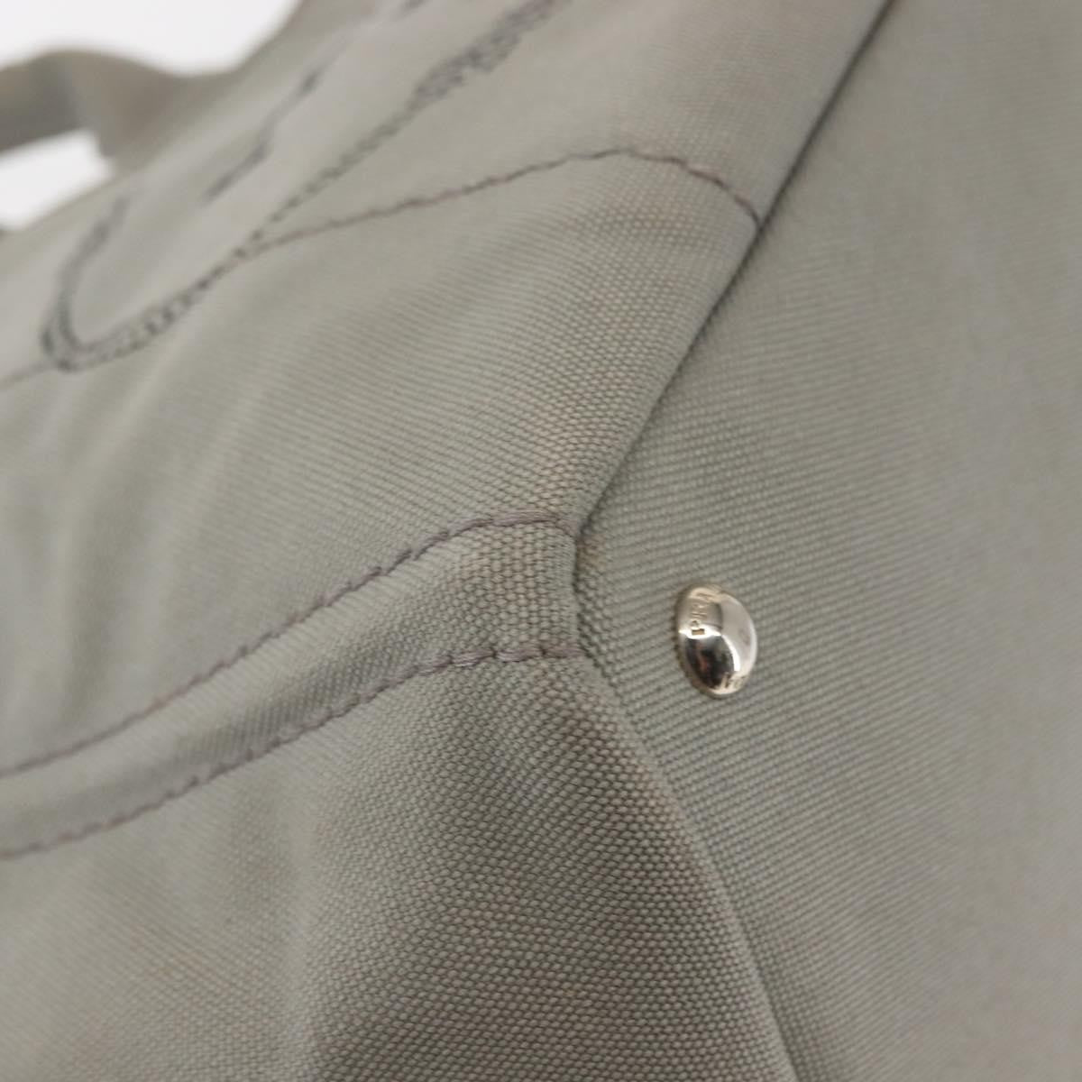 Prada Canapa Tote Canvas, GRAY, CANVAS, Tote bag