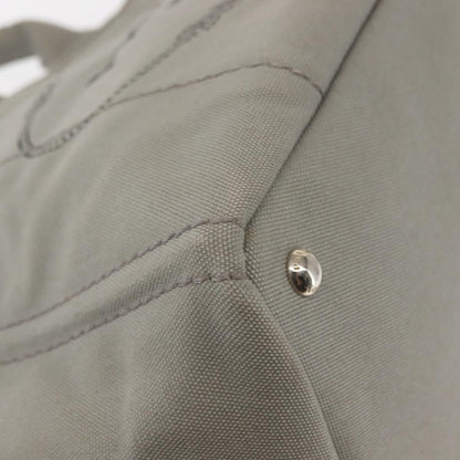 Prada Canapa Tote Canvas, GRAY, CANVAS, Tote bag