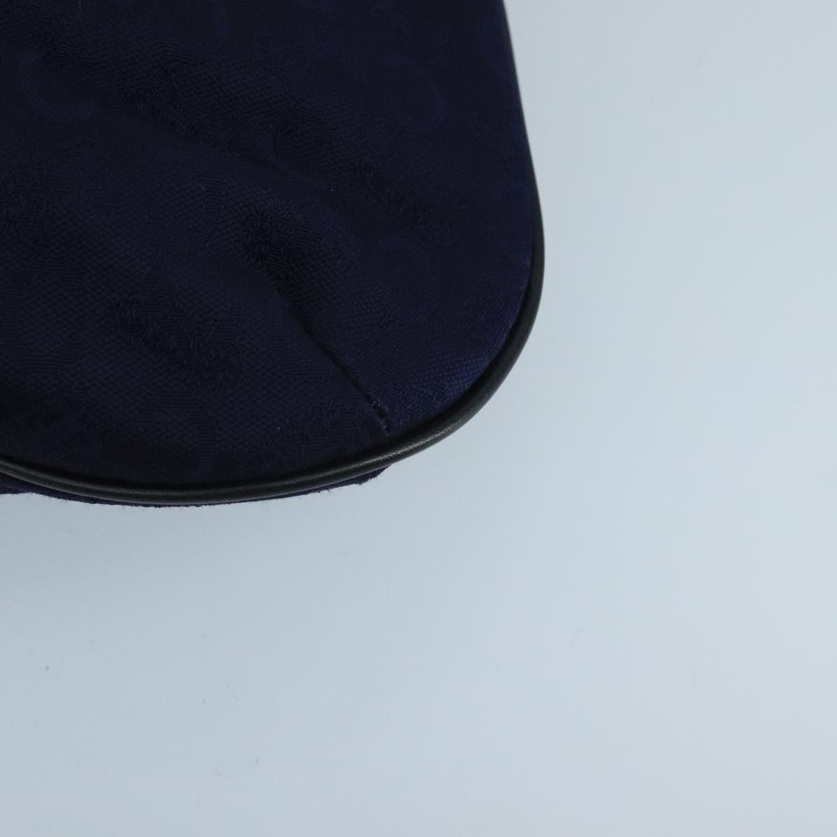 Celine C Macadam Handbag Canvas, NAVY, CANVAS, Handbag