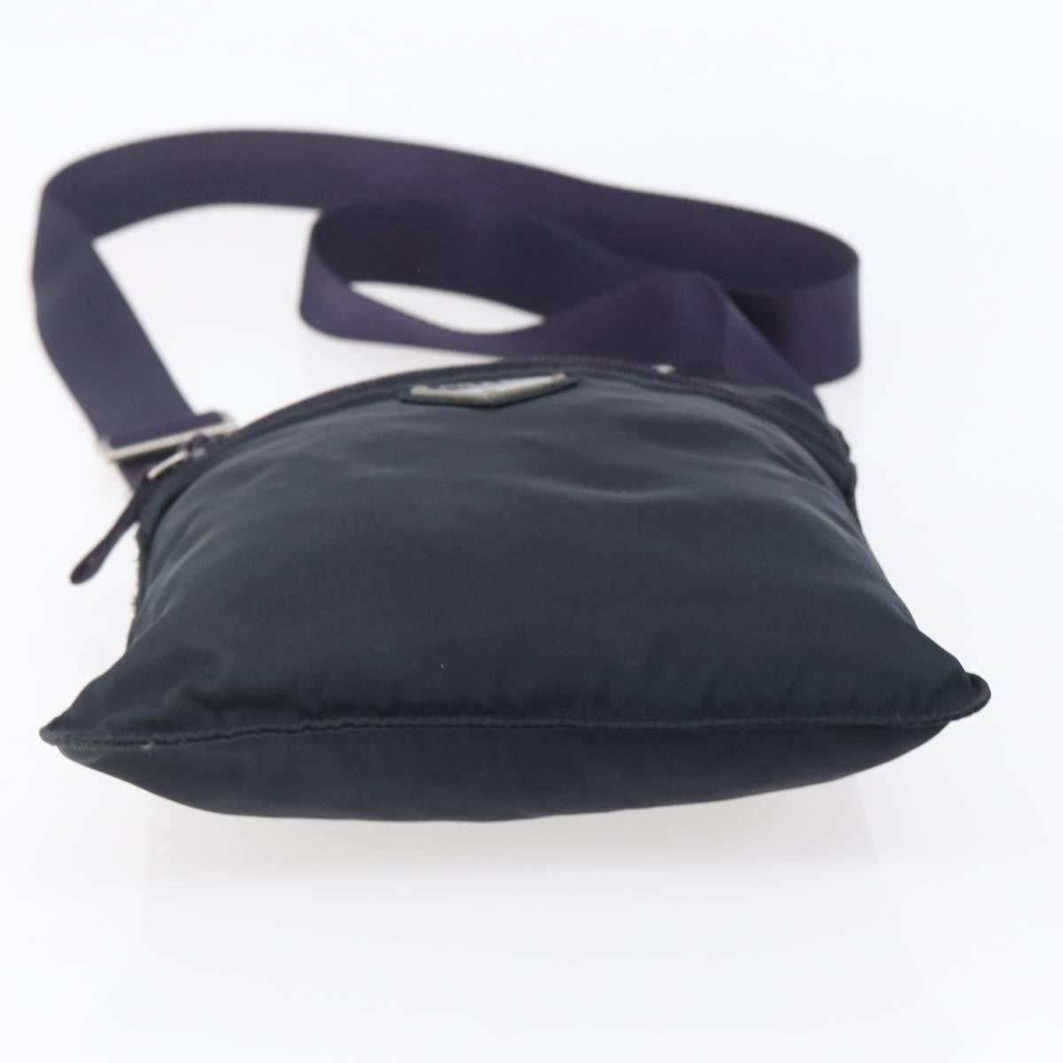 Prada Front Pocket Messenger Bag Tessuto, PURPLE, NYLON, Shoulder bag