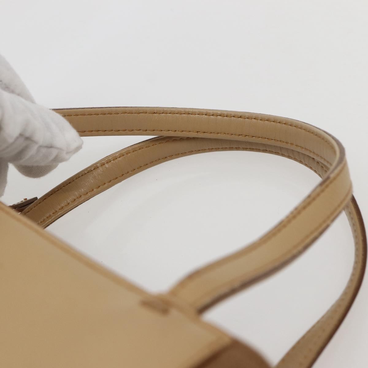 Burberry Vintage Handbag Leather, BEIGE, LEATHER, Handbag