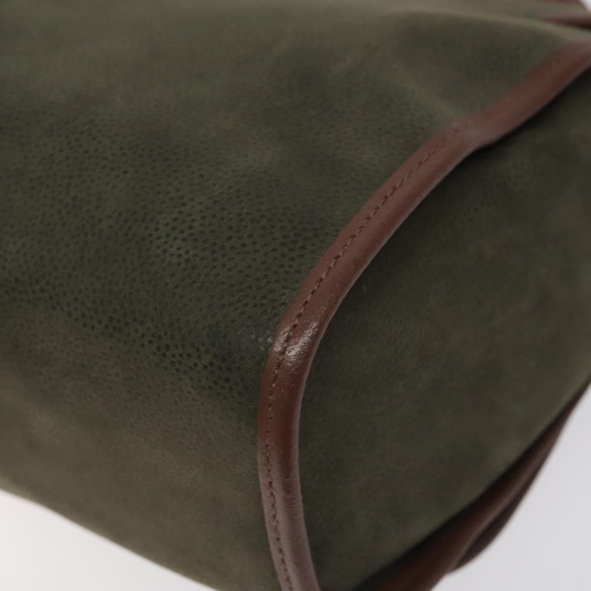 Burberry Vintage Shoulder Bag Suede, KHAKI, SUEDE, Shoulder bag