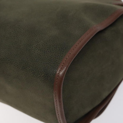 Burberry Vintage Shoulder Bag Suede, KHAKI, SUEDE, Shoulder bag