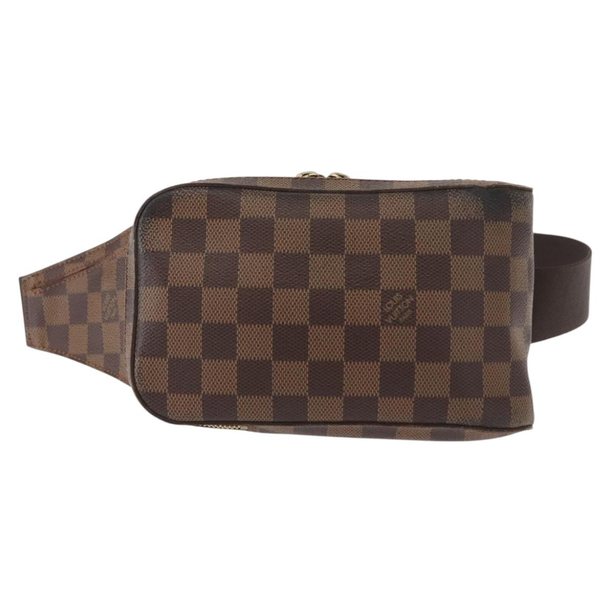 Louis Vuitton Geronimos Waist Bag Damier, BROWN, CANVAS, Shoulder bag