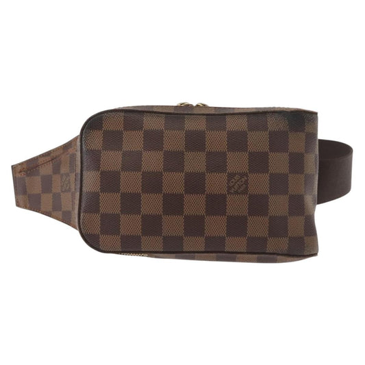 Louis Vuitton Geronimos Waist Bag Damier, BROWN, CANVAS, Shoulder bag