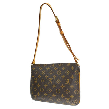 Louis Vuitton Musette Tango Handbag Monogram Canvas, Brown, Canvas, Shoulder Bag