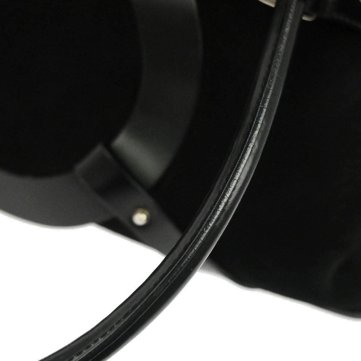 Salvatore Ferragamo Gancini handbag Suede, BLACK, SUEDE, Handbag