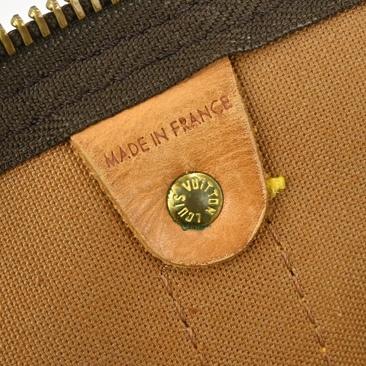 Louis Vuitton Keepall Bag Monogram Canvas, BROWN, CANVAS, Travel bag