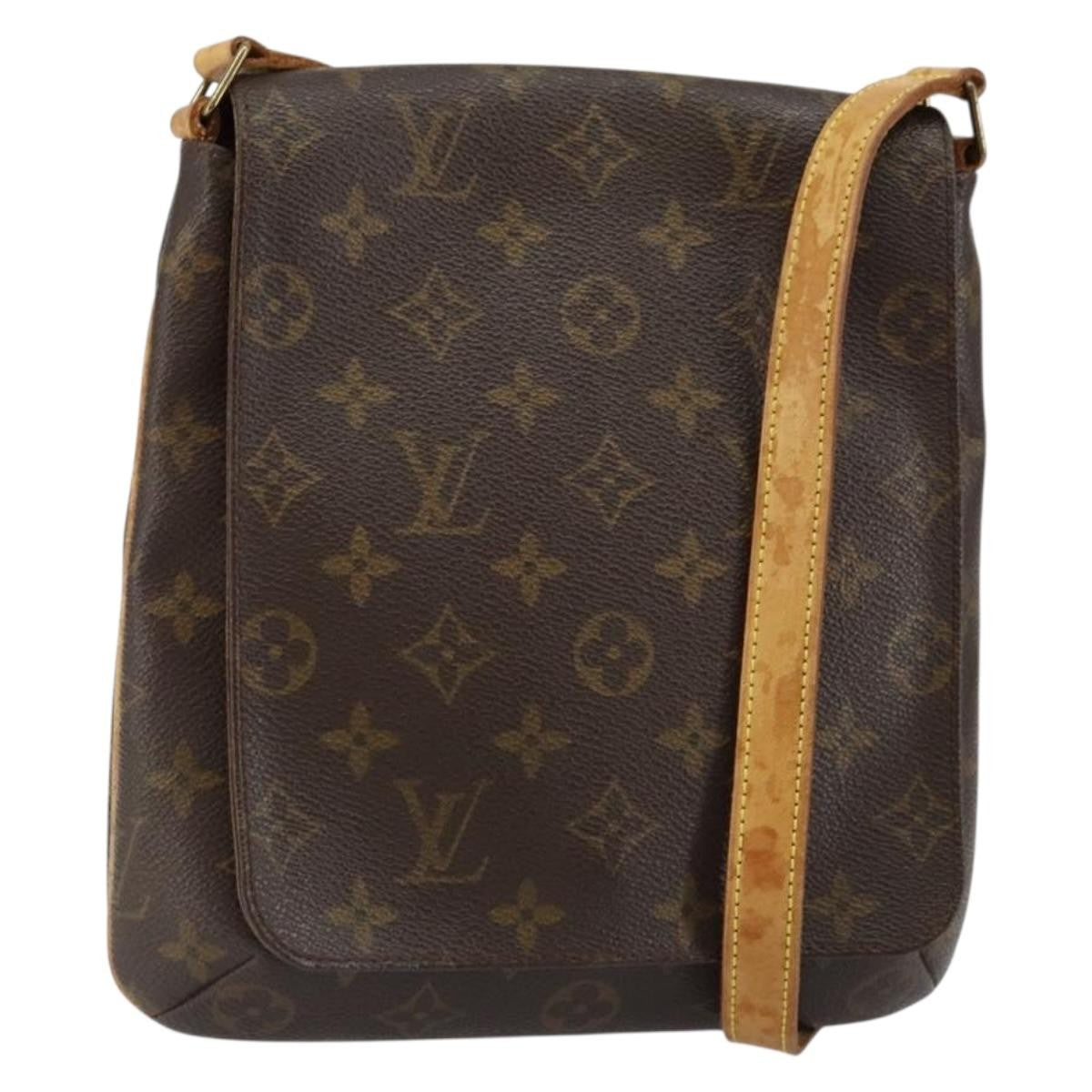 Louis Vuitton Musette Salsa Handbag Monogram Canvas, BROWN, CANVAS, Shoulder bag