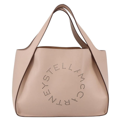 Stella McCartney Alter Tote Perforated Faux Leather, BEIGE, SYNTHETIC, Tote bag