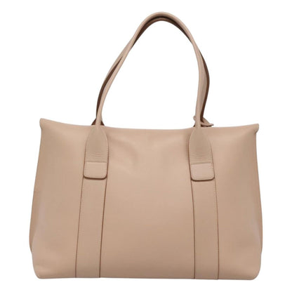 Salvatore Ferragamo Sookie Satchel Leather, BEIGE, LEATHER, Handbag