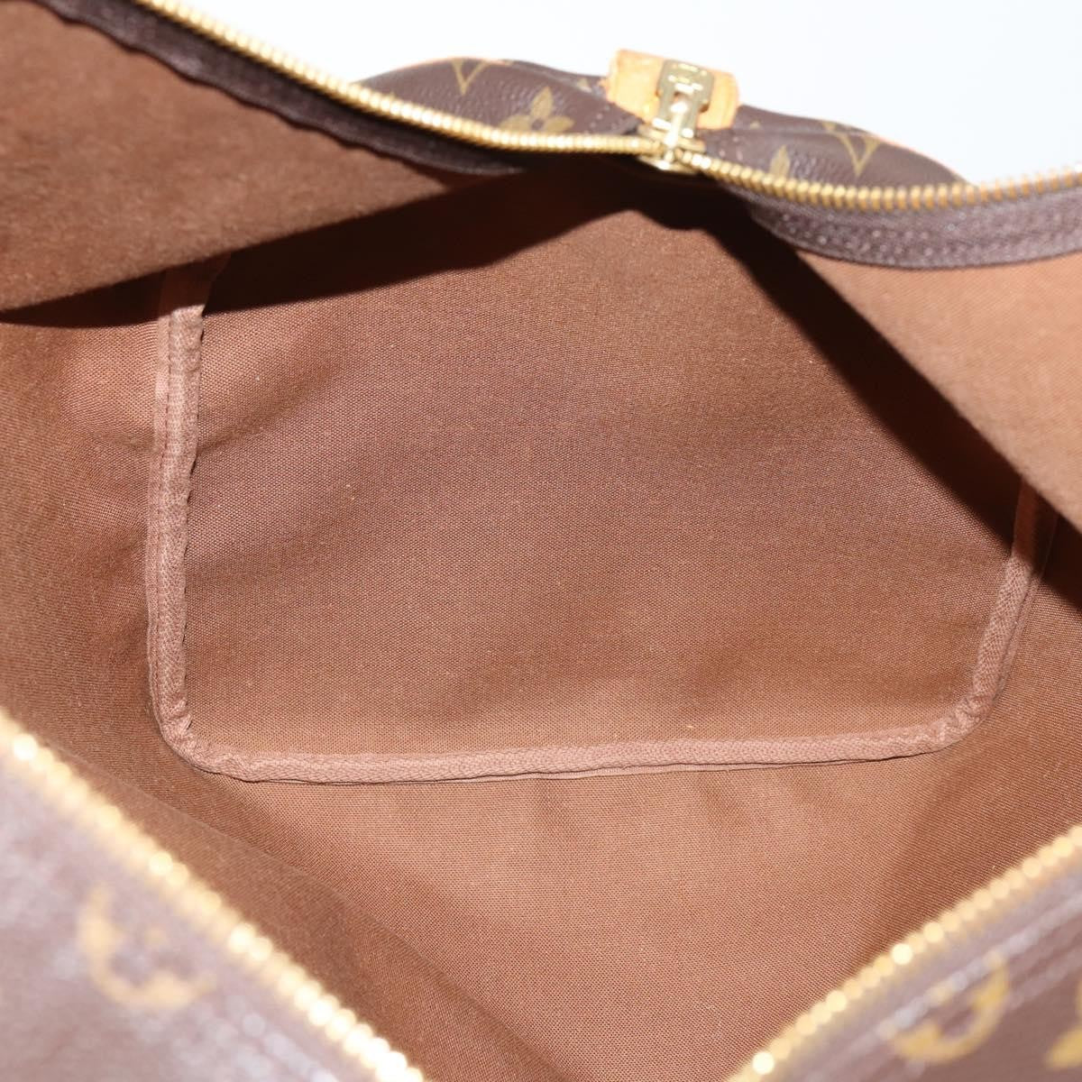 Louis Vuitton Keepall Bag Monogram Canvas, BROWN, CANVAS, Travel bag