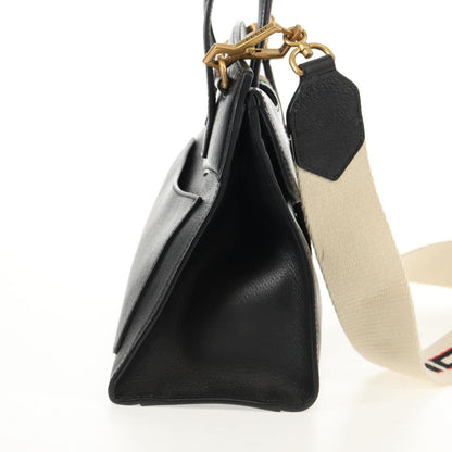 Gucci Totem Top Handle Bag Leather, BLACK, LEATHER, Handbag