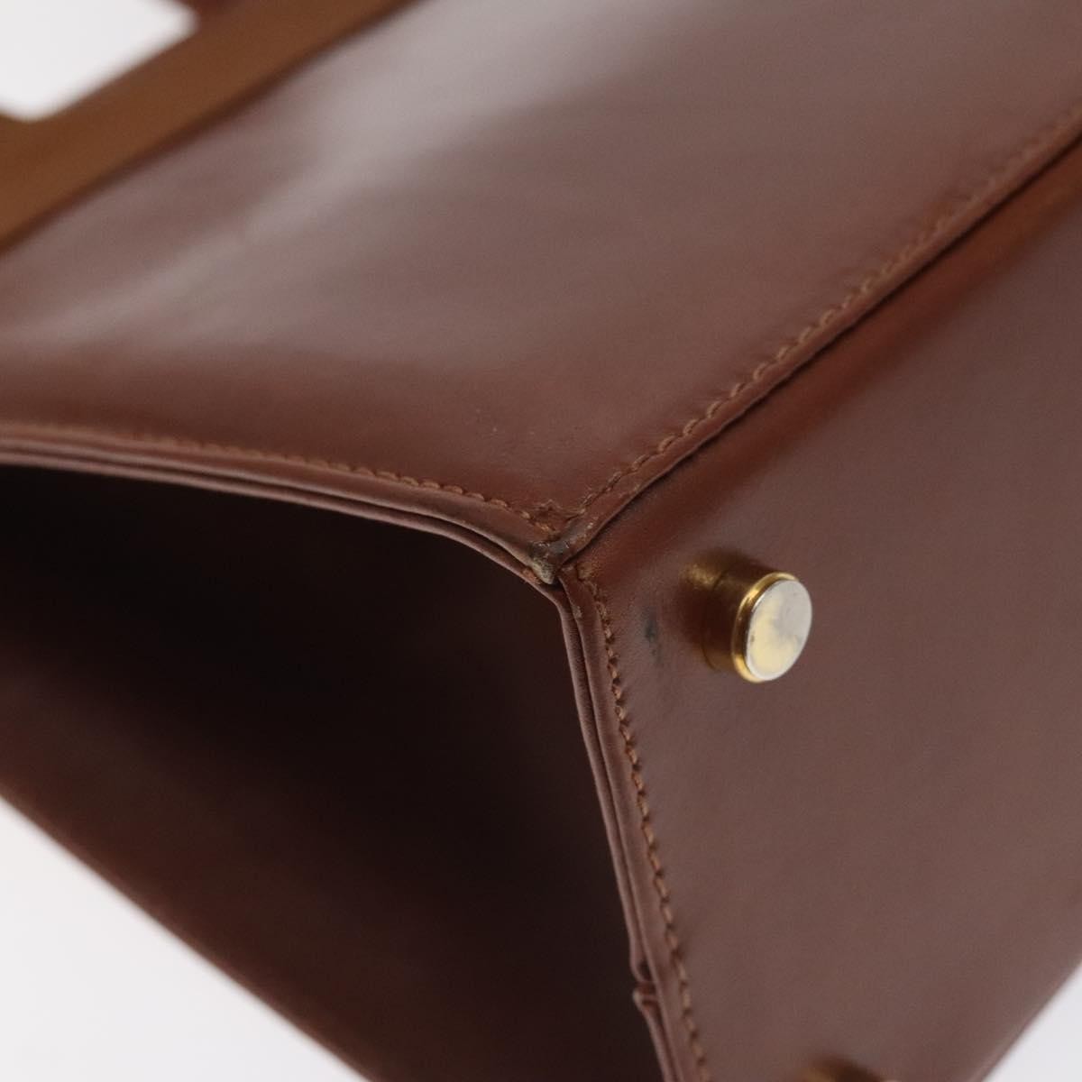 Salvatore Ferragamo Convertible Vara Bow Tote Leather, BROWN, LEATHER, Handbag