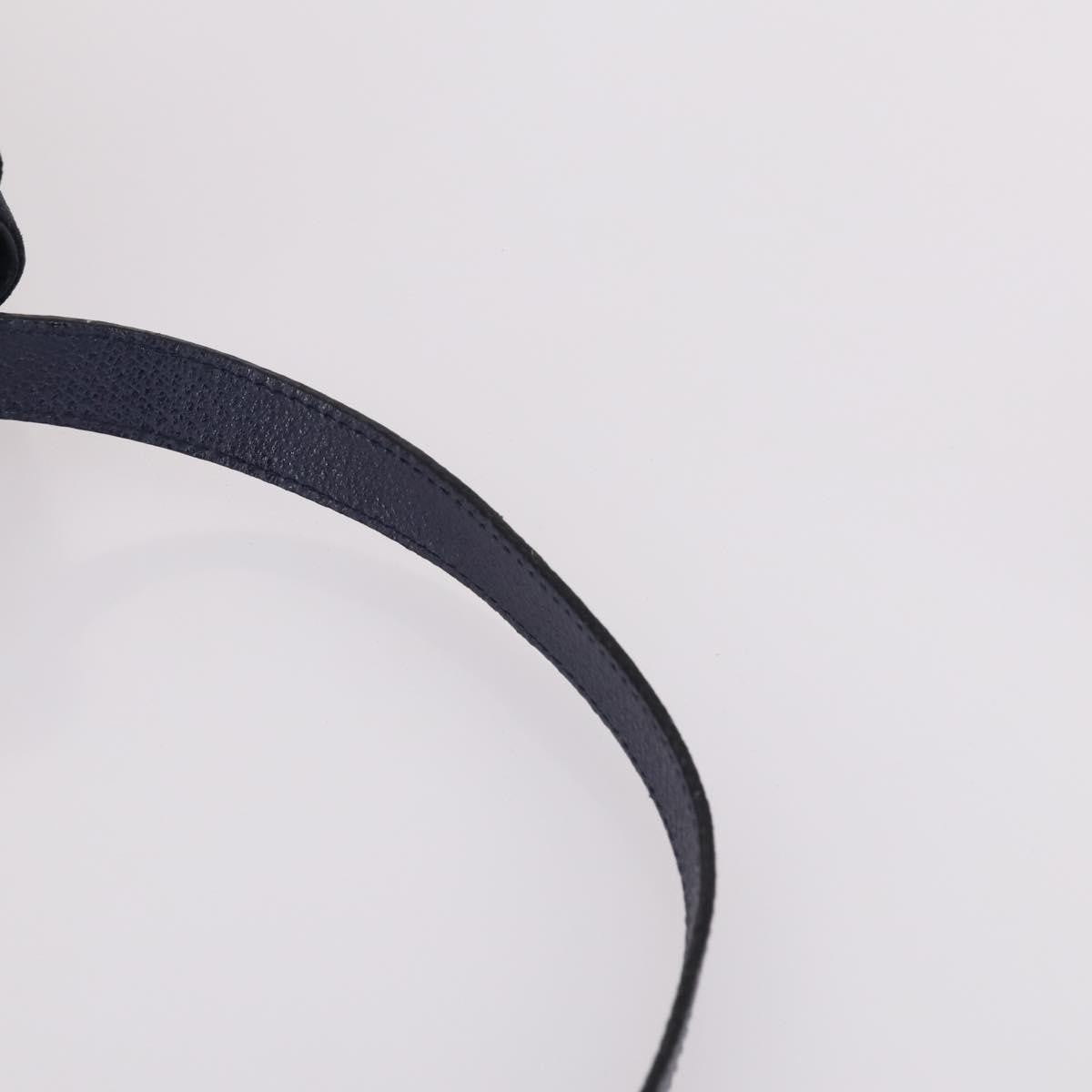 Gucci Vintage Bamboo Front Pocket Tote Suede, NAVY, SUEDE, Handbag