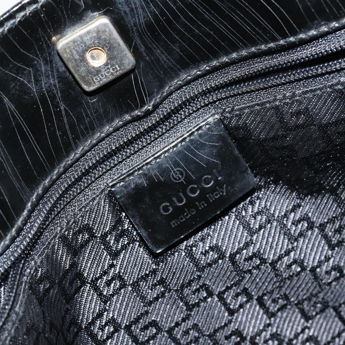 Gucci Sherry line shoulder bag Canvas, BLACK, CANVAS, Shoulder bag