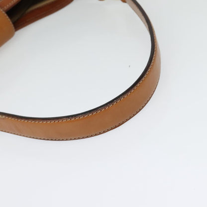 Celine Macadam Handbag Macadam with leather, BEIGE, CANVAS, Handbag