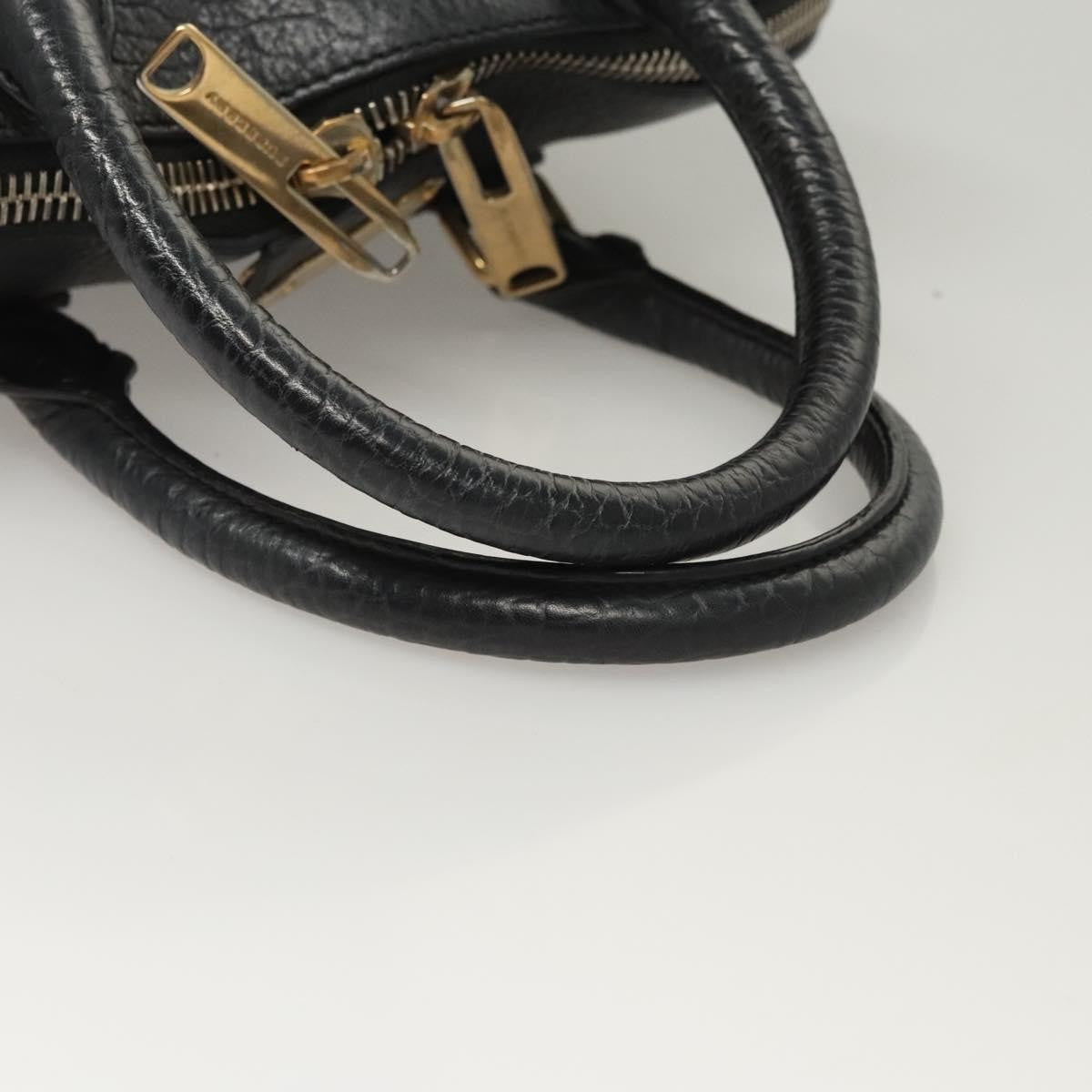 Burberry Orchard Bag Grained Leather, BLACK, LEATHER, Handbag