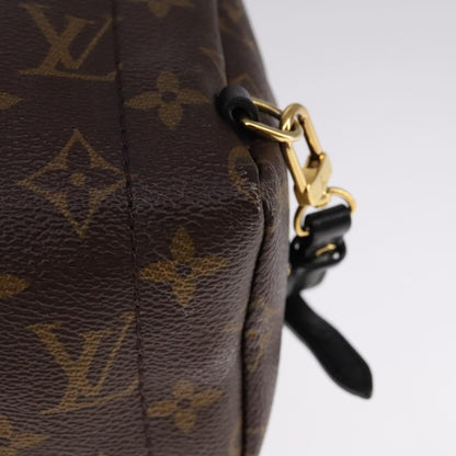 Louis Vuitton Palm Springs Backpack Monogram Canvas, BROWN, CANVAS, Backpack