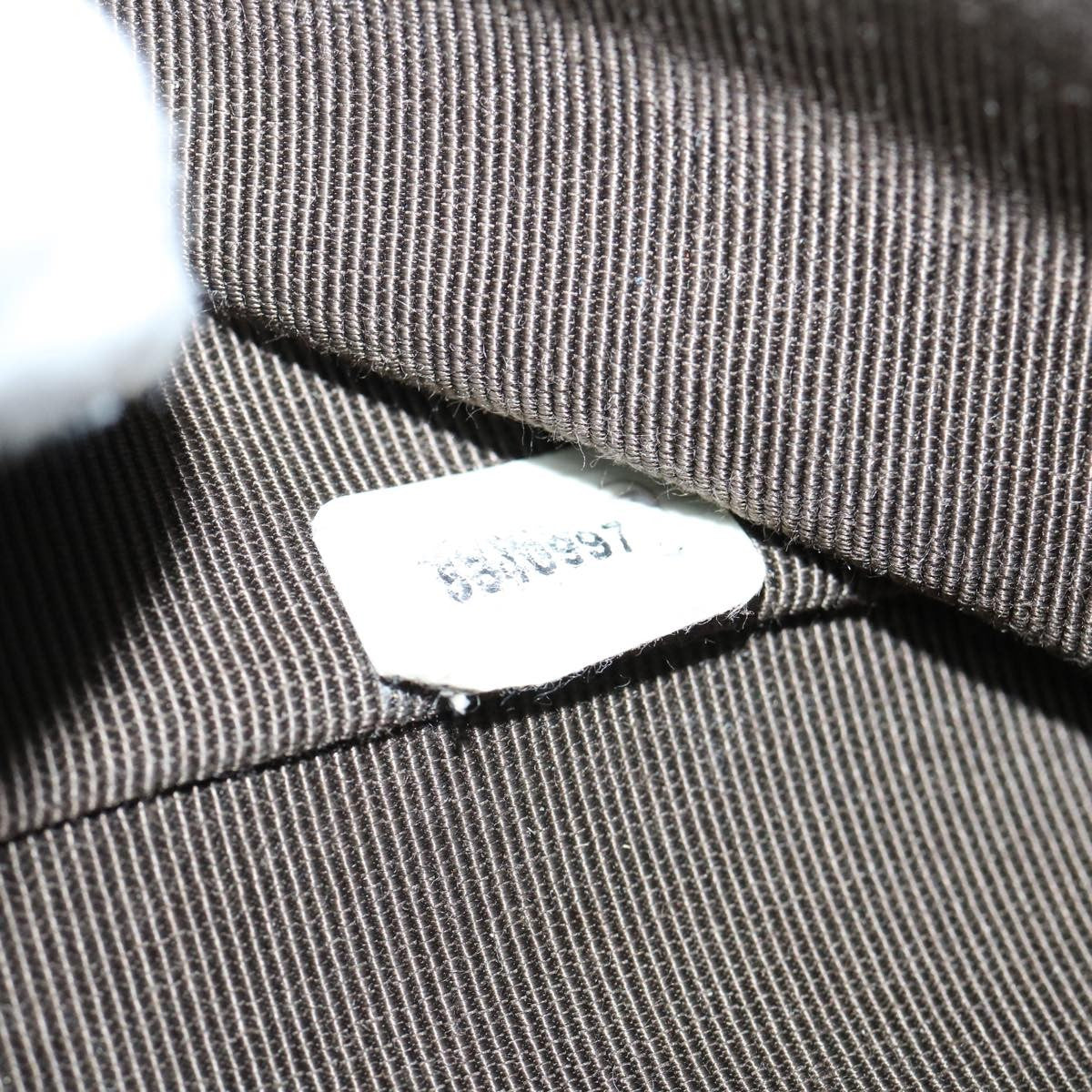 Chanel Vintage Metal Ring Tote Nylon, BROWN, NYLON, Tote bag