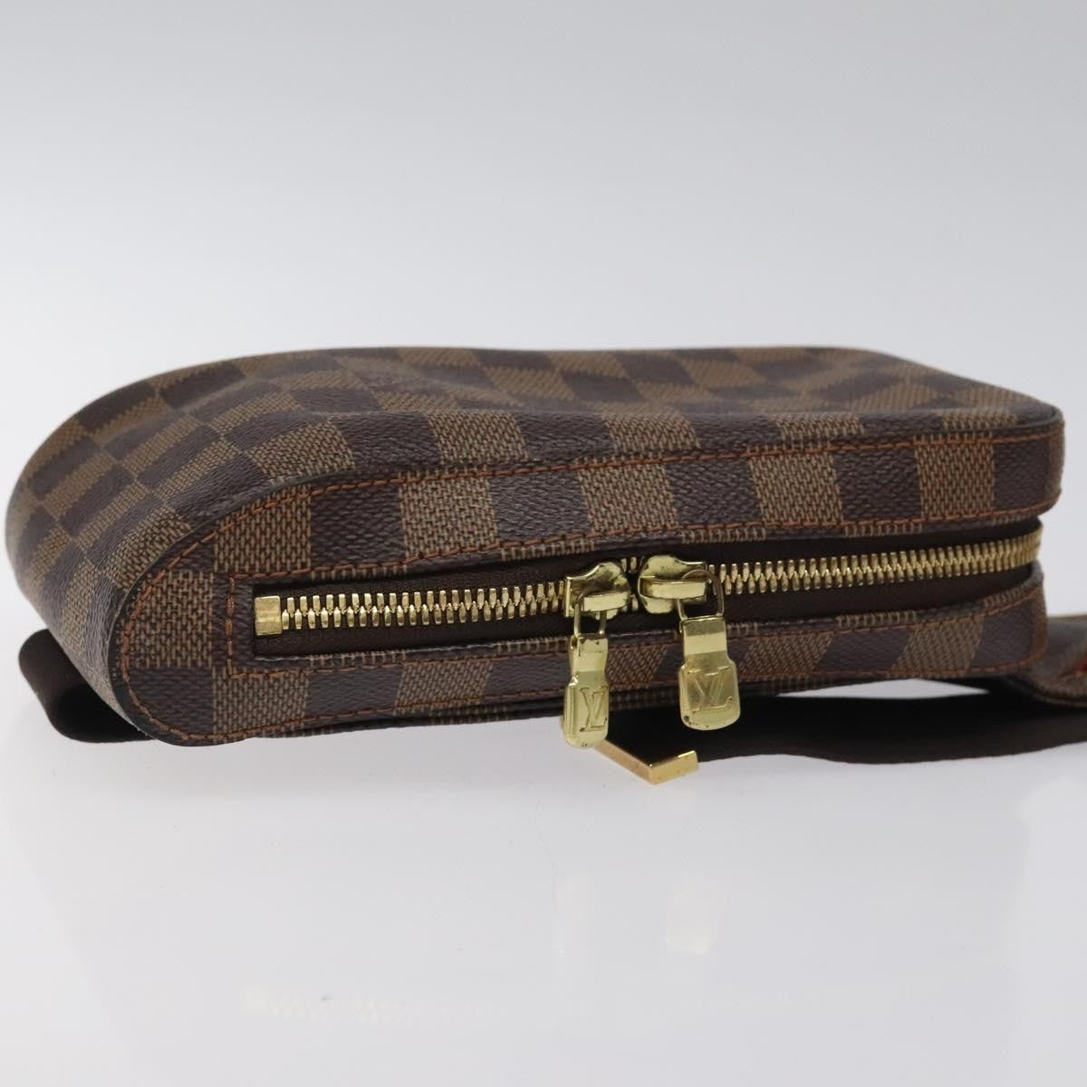 Louis Vuitton Geronimos Waist Bag Damier, BROWN, CANVAS, Clutche & pouche