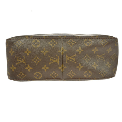 Louis Vuitton Looping Handbag Monogram Canvas, BROWN, CANVAS, Handbag