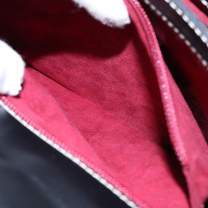 Salvatore Ferragamo Gancini Convertible Top Handle Bag Leather, BLACK, LEATHER, Handbag