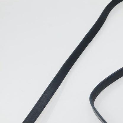 Bally Vintage Handbag Quilted Leather, NAVY, LEATHER, Handbag