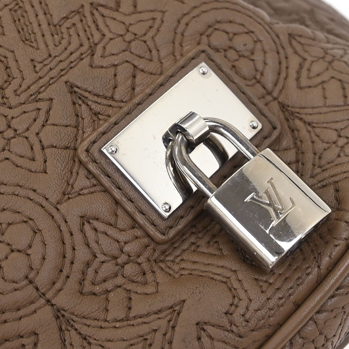 Louis Vuitton Antheia Lilia Handbag Leather, BROWN, LEATHER, Handbag