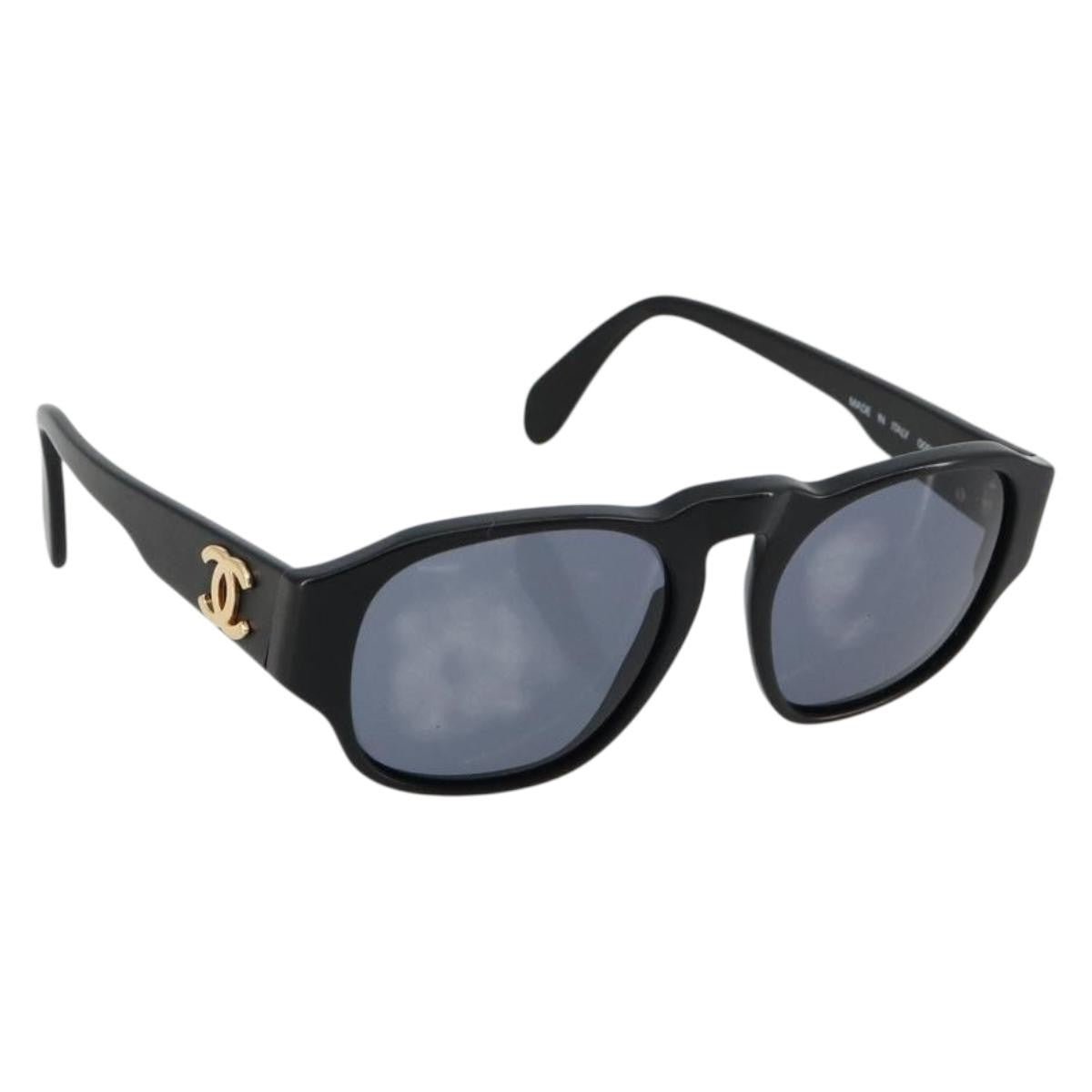 Chanel Logo CC Sunglasses Plastic, Black, Plastic, Sunglasses