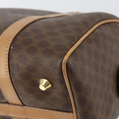 Celine Vintage Macadam Boston bag Canvas, BROWN, CANVAS, Travel bag