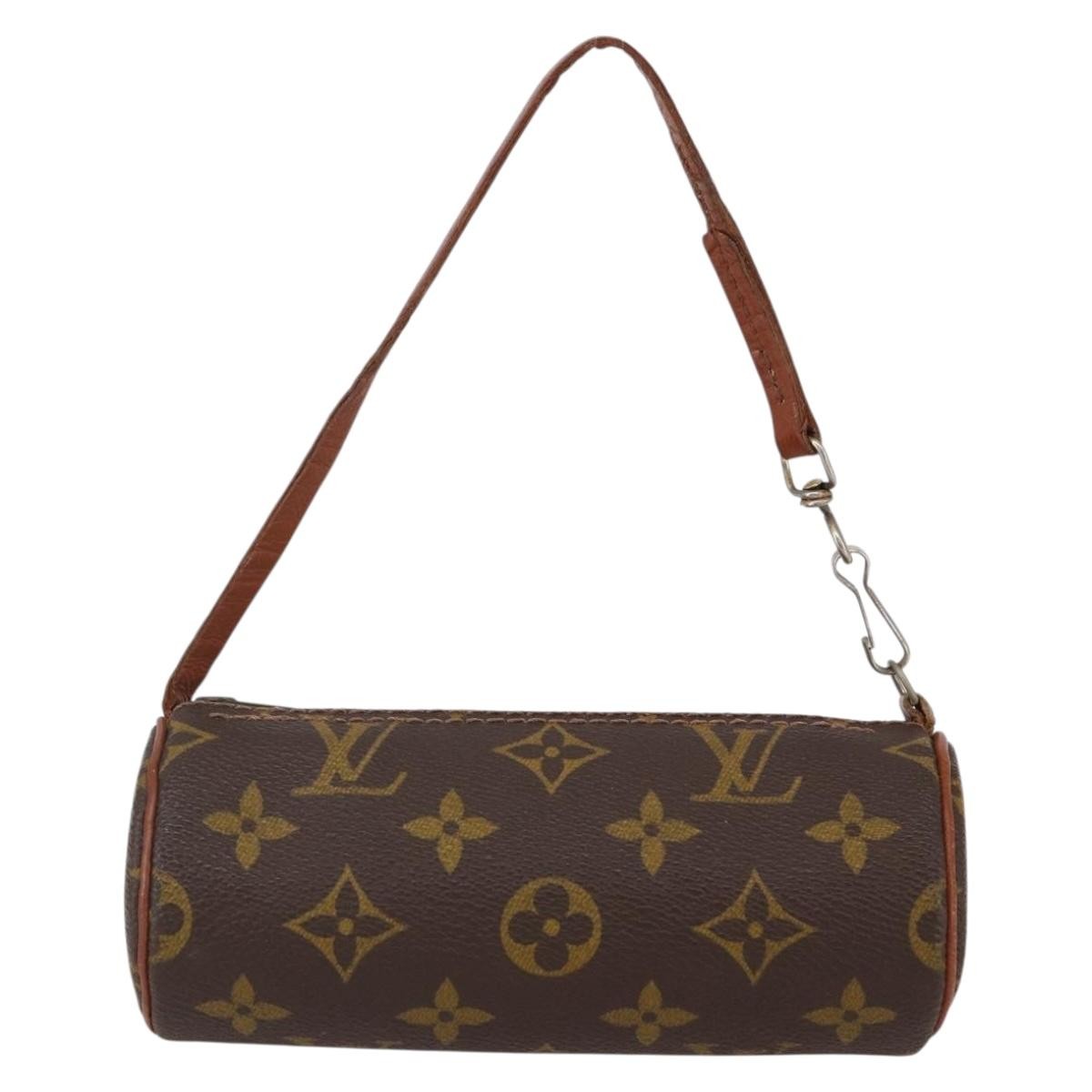 Louis Vuitton Papillon Pochette Monogram Canvas, BROWN, CANVAS, Clutche & pouche