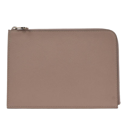 Louis Vuitton Pochette Jour Leather, Gray, Leather, Clutch