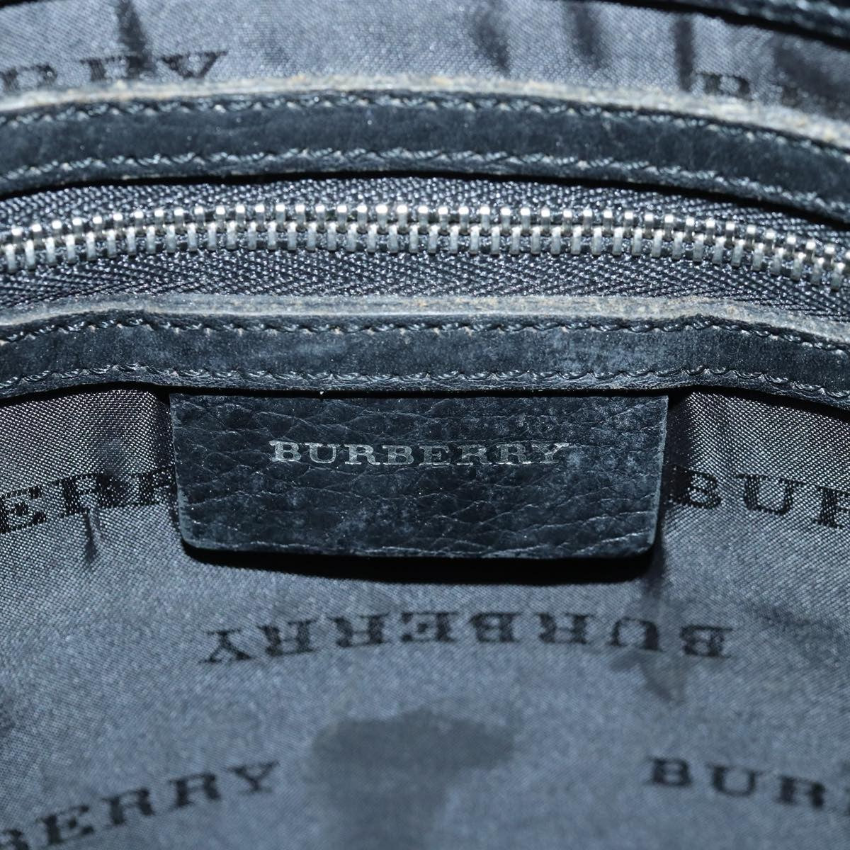 Burberry Front Pocket Flap Messenger Vintage Check Nylon and Nylon, BLACK, NYLON, Crossbody bag
