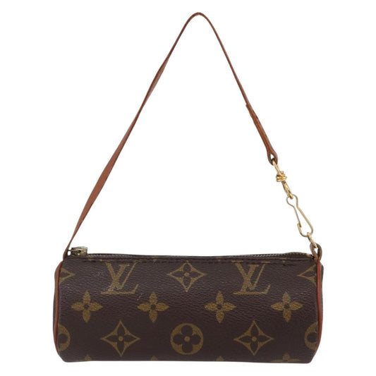 Louis Vuitton Papillon Pochette Monogram Canvas, BROWN, CANVAS, Handbag