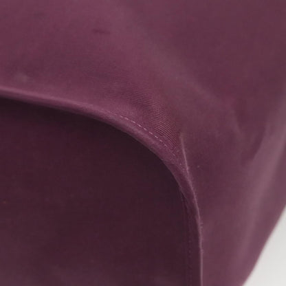Hermes Cabag Handbag Toile and Leather, PURPLE, CANVAS, Tote bag