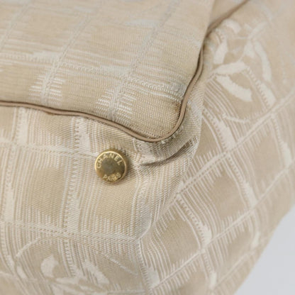 Chanel Travel Line Tote Nylon, BEIGE, NYLON, Tote bag