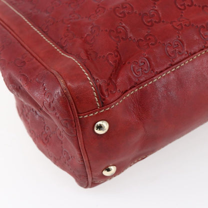 Gucci Vintage tote Leather, RED, LEATHER, Tote bag