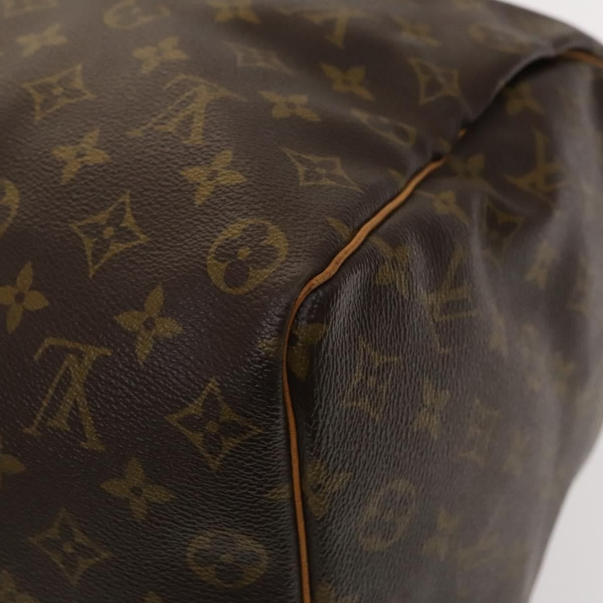Louis Vuitton Keepall Bag Monogram Canvas, BROWN, CANVAS, Travel bag