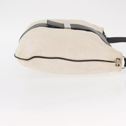 Gucci Vintage Shoulder Bag Canvas, BEIGE, CANVAS, Shoulder bag
